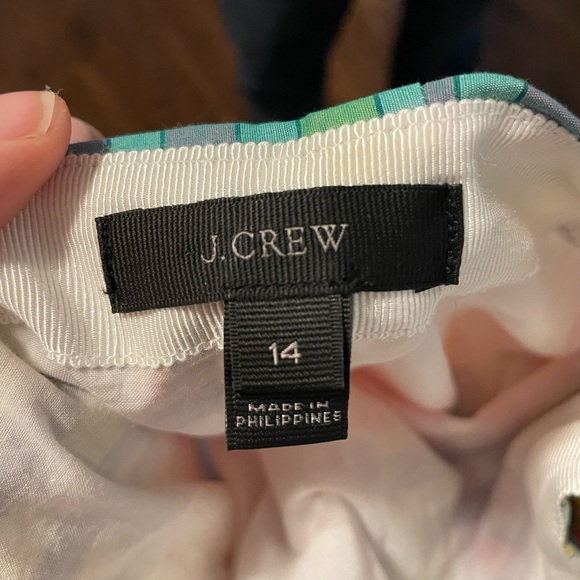 *SOLD* J. Crew | Women’s Tie-front Skirt In Rainbow Gingham | 14 | EUC - Picture 4 of 9